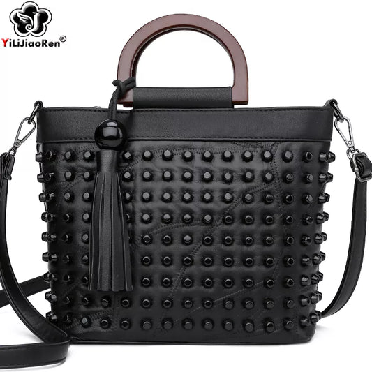 Sheepskin Leather Women Handbag